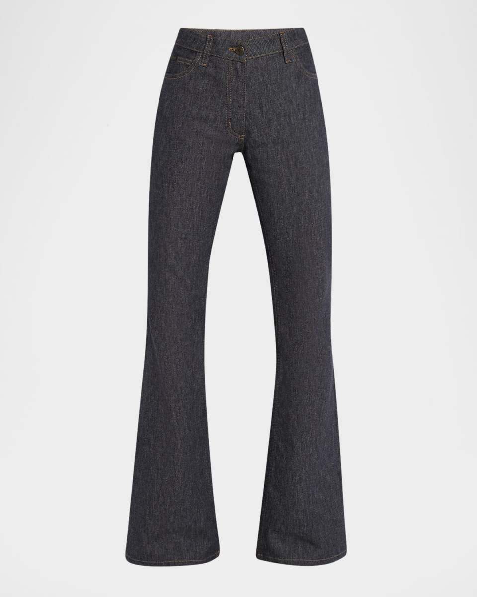 Oblique Denim Bootcut Jeans